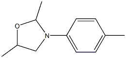 3-(4-Methylphenyl)-2-methyl-5-methyloxazolidine Struktur