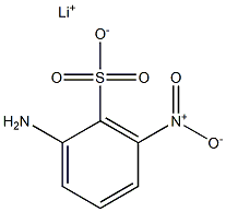 2-Amino-6-nitrobenzenesulfonic acid lithium salt Struktur