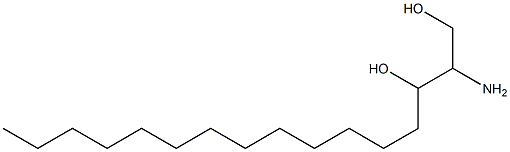 2-Aminohexadecane-1,3-diol Struktur