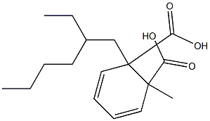 Phthalic acid 1-(2-ethylhexyl)2-methyl ester Struktur