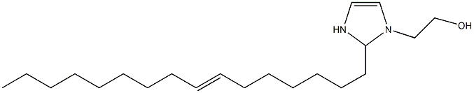 2-(7-Hexadecenyl)-4-imidazoline-1-ethanol Struktur