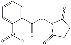 2-Nitrobenzoic acid succinimidyl ester Struktur