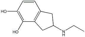 2-(Ethylamino)indane-4,5-diol Struktur