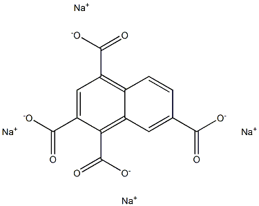 1,2,4,7-Naphthalenetetracarboxylic acid tetrasodium salt Struktur