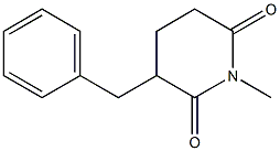 3-(Benzyl)-1-methylpiperidine-2,6-dione Struktur