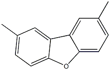 2,8-Dimethyldibenzofuran Struktur