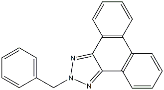 2-Benzyl-2H-phenanthro[9,10-d]triazole Struktur