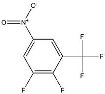 1-(Trifluoromethyl)-2,3-difluoro-5-nitrobenzene Struktur