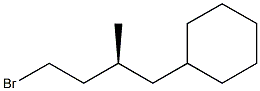 (+)-[(S)-4-Bromo-2-methylbutyl]cyclohexane Struktur