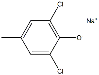 Sodium 2,6-dichloro-4-methylphenolate Struktur