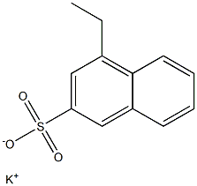 4-Ethyl-2-naphthalenesulfonic acid potassium salt Struktur