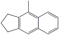 2,3-Dihydro-4-methyl-1H-benz[f]indene Struktur