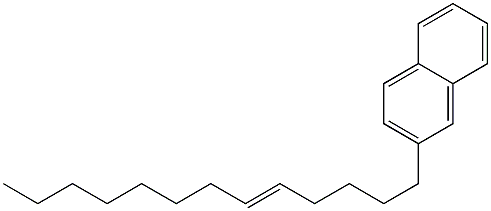 2-(5-Tridecenyl)naphthalene Struktur