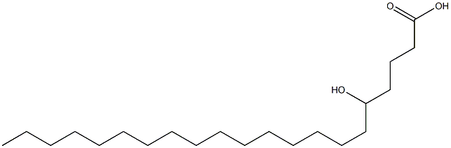 5-Hydroxyhenicosanoic acid Struktur