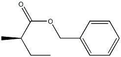 [R,(-)]-2-Methylbutyric acid benzyl ester Struktur