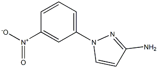 1-(3-Nitrophenyl)-1H-pyrazol-3-amine Struktur