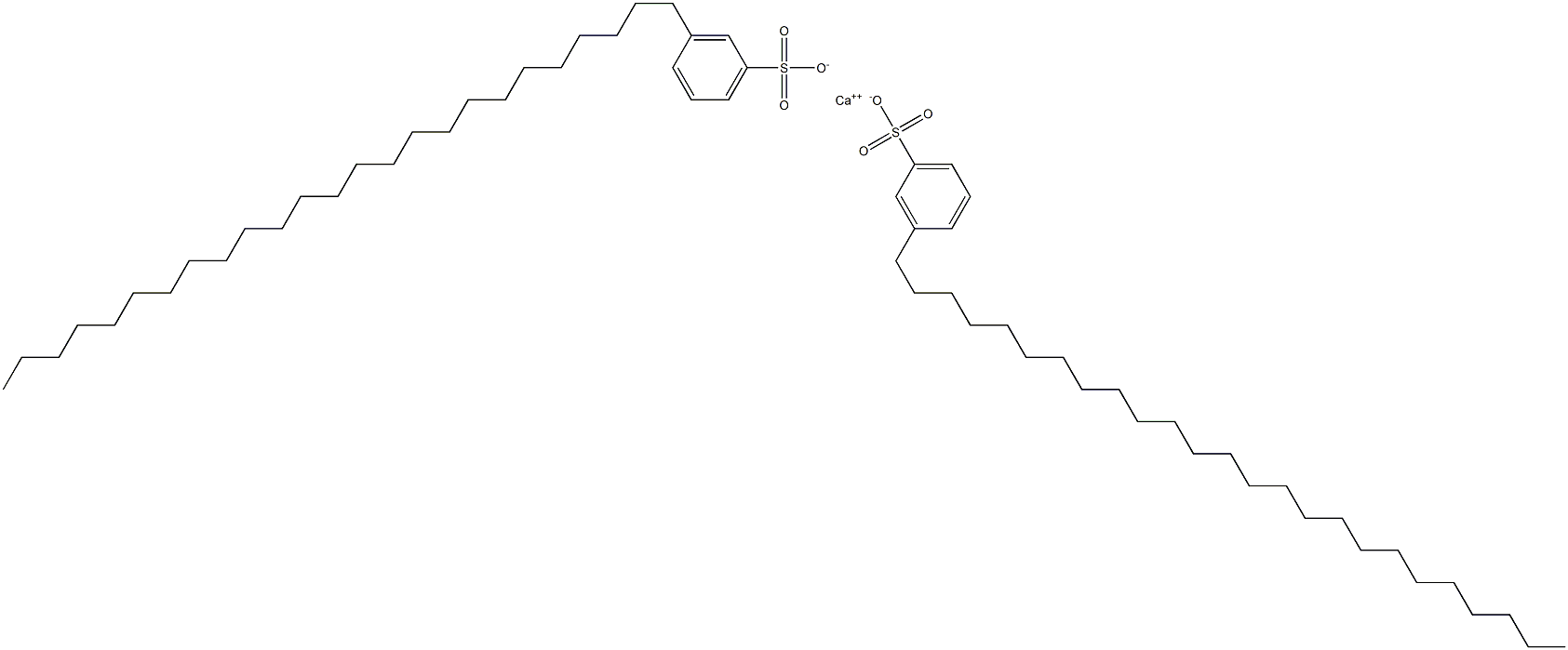 Bis(3-pentacosylbenzenesulfonic acid)calcium salt Struktur