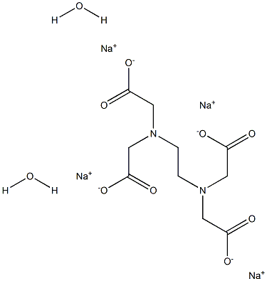 Sodium dihydrogenethylenediaminetetraacetate dihydrate Struktur