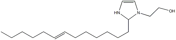 2-(7-Tridecenyl)-4-imidazoline-1-ethanol Struktur