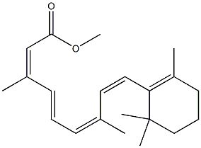 (13Z)-Retinoic acid methyl ester Struktur