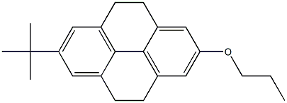 2-Propoxy-7-tert-butyl-4,5,9,10-tetrahydropyrene Struktur