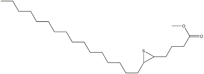 5,6-Epithiodocosanoic acid methyl ester Struktur