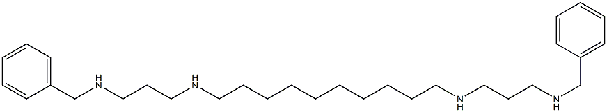 N,N'-Bis(3-benzylaminopropyl)-1,10-decanediamine Struktur