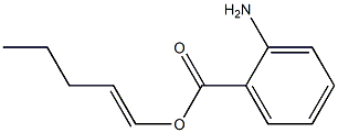 Anthanilic acid 1-pentenyl ester Struktur