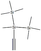 2-Ethynyl-1,1,1,2,3,3,3-heptamethyltrisilane Struktur