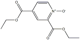 2,4-Bis(ethoxycarbonyl)pyridine 1-oxide Struktur