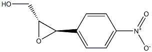 (2R,3R)-3-(4-Nitrophenyl)-2-oxiranemethanol Struktur