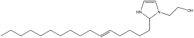 2-(5-Hexadecenyl)-4-imidazoline-1-ethanol Struktur