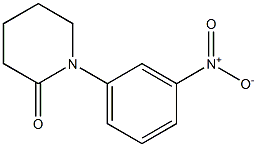 1-(3-Nitrophenyl)-2-piperidone Struktur