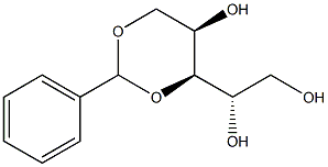 3-O,5-O-Benzylidene-D-xylitol Struktur