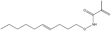 N-(4-Decenyloxy)methacrylamide Struktur