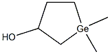 1,1-Dimethyl-1-germacyclopentan-3-ol Struktur