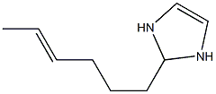 2-(4-Hexenyl)-4-imidazoline Struktur