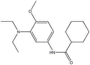 N-(3-Diethylamino-4-methoxyphenyl)cyclohexanecarboxamide Struktur