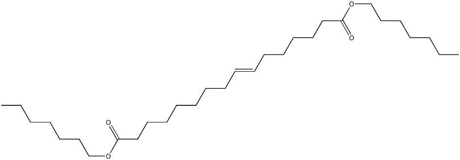 9-Hexadecenedioic acid diheptyl ester Struktur