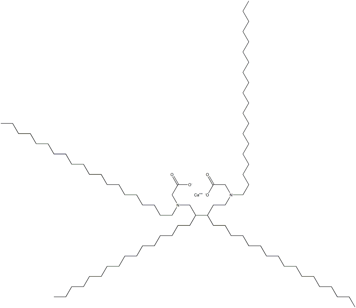 Bis[N,N-diicosylglycine]calcium salt Struktur