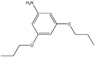 3,5-Dipropoxyaniline Struktur