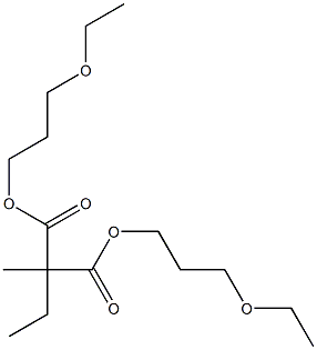 Butane-2,2-dicarboxylic acid bis(3-ethoxypropyl) ester Struktur