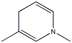 1-Methyl-3-methyl-1,4-dihydropyridine Struktur