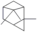 2,7,7-Trimethyltricyclo[4.1.1.02,4]octane Struktur