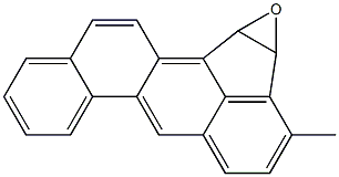 1,2-Epoxy-3-methylcholanthrene Struktur