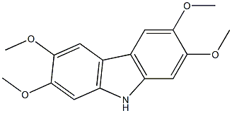 2,3,6,7-Tetramethoxy-9H-carbazole Struktur