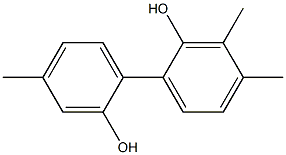 3,4,4'-Trimethyl-1,1'-biphenyl-2,2'-diol Struktur