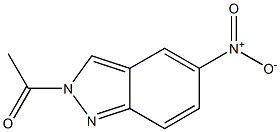 2-Acetyl-5-nitro-2H-indazole Struktur