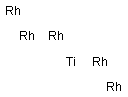 Titanium pentarhodium Struktur