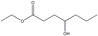 4-Hydroxyenanthic acid ethyl ester Struktur